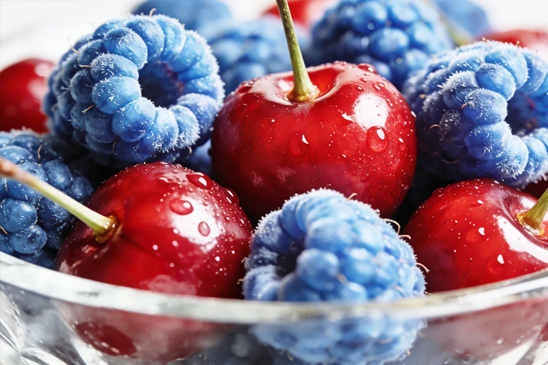 Framboise bleue & cerise